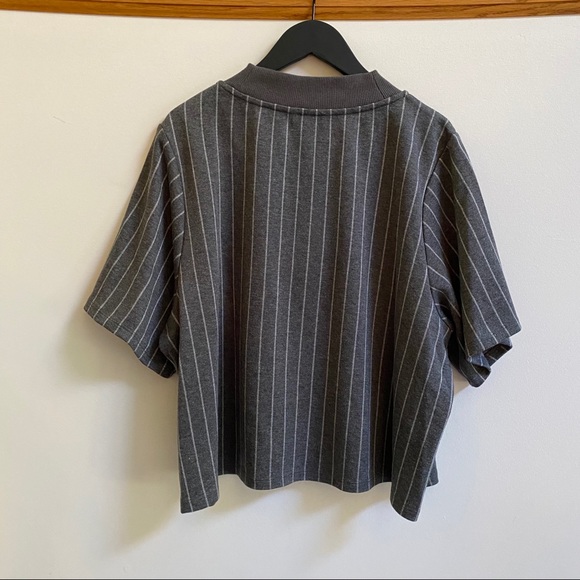 Monki (ASOS) Pinstripe Tshirt - Picture 2 of 3